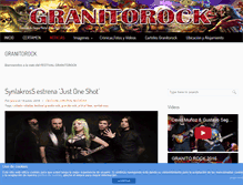 Tablet Screenshot of granitorock.com